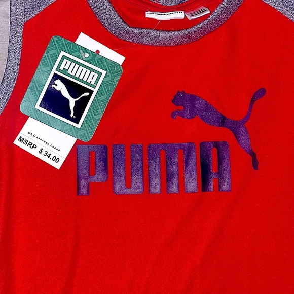 BOYS PUMA  Sleeveless Shirt & Shorts - 2 Pc Set - Picture 3 of 6